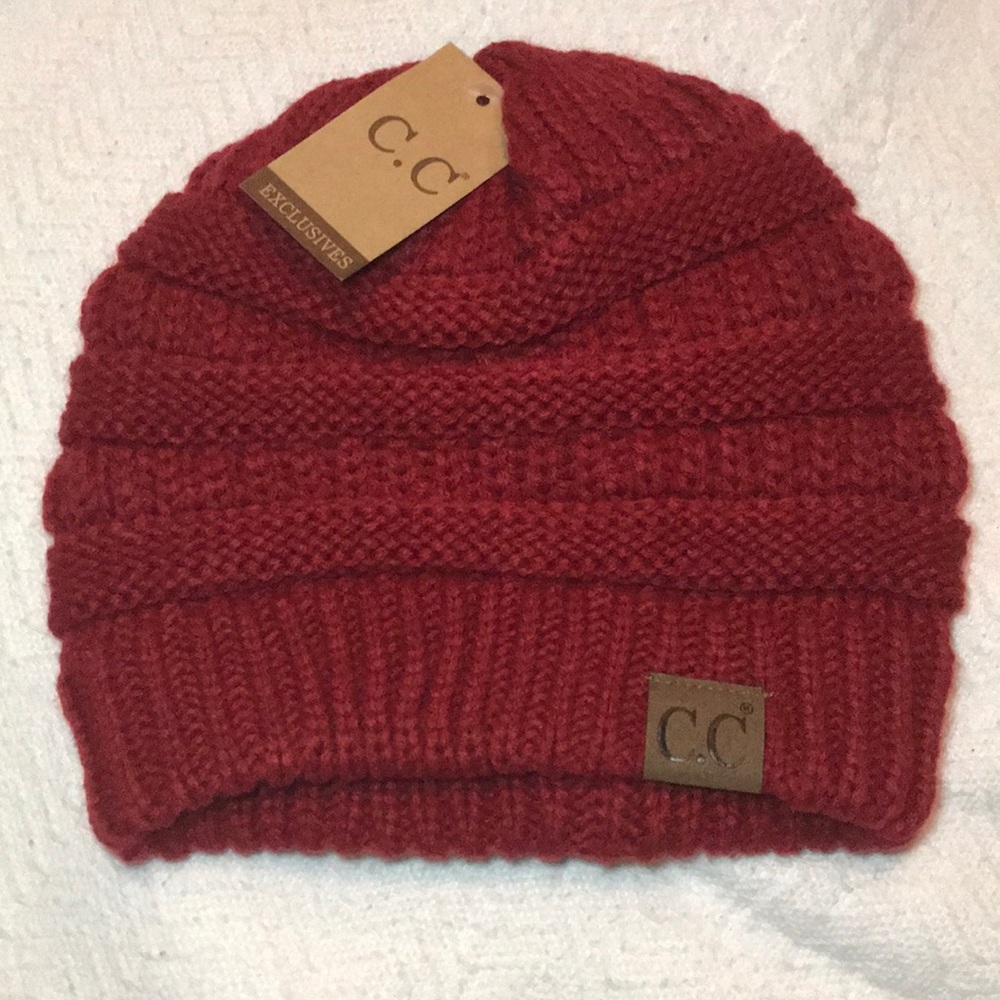 New!! C.C red Beanie Hat